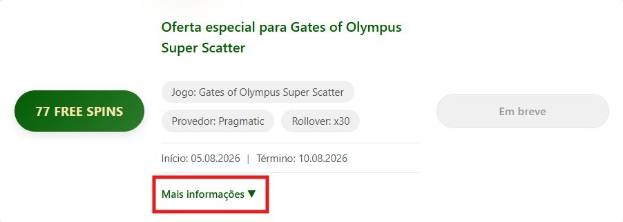 mais informacoes
